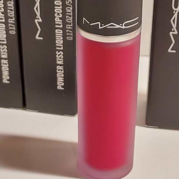 MAC Powder Kiss Liquid Lipcolour *HAUTE PANTS* / 0.17 oz / New In Box - Picture 3 of 5